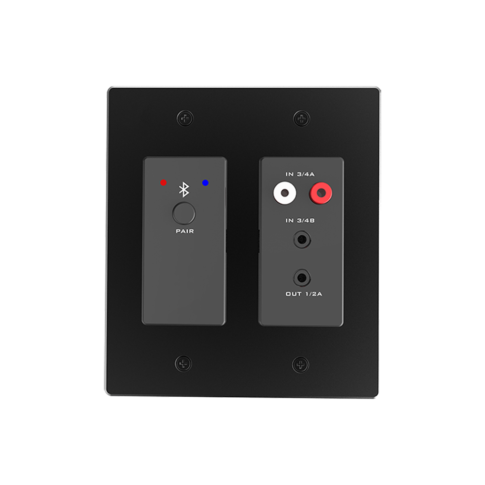 Dante 4 CH Bluetooth Wall Plate Network Audio -Schnittstelle